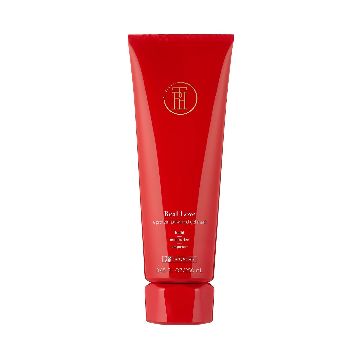 TPH BY TARAJI Real Love Protein Treatment Hair Mask Deep Conditioner with Coconut Oil Honey for Dry, Damaged Natural Hair For Coily Curly Hair Sulfate Free For Women Men, 8.45 fl. oz