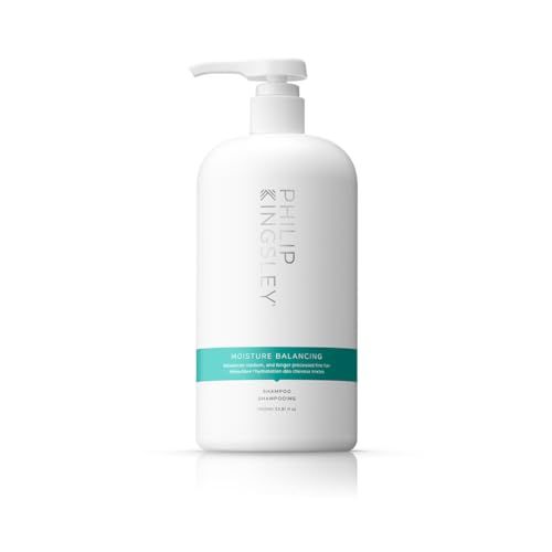 PHILIP KINGSLEY Moisture Balancing Combination Shampoo Hydrating for Dry andor Oily Hair Anti-Frizz, Antioxidant Shampoo that Hydrates and Adds Shine 33.8oz