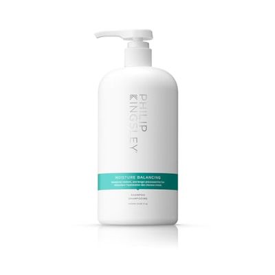 PHILIP KINGSLEY Moisture Balancing Combination Shampoo Hydrating for Dry andor Oily Hair Anti-Frizz, Antioxidant Shampoo that Hydrates and Adds Shine 33.8oz