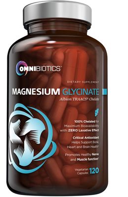 Magnesium Glycinate Supplement with Superior Absorption - Magnesium Supplement with 100 Pure Albion TRAACS Bisglycinate Chelate for Sleep, Heart Health, Nerves, Muscles - Non-GMO 120 Vegan Capsules