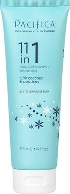 Pacifica Leave In Conditioner - 11 in 1 Magical Hair Treatment - Strengthen Repair Damaged Hair - Deep Conditioning for Dry Hair Adds Shine Anti-Frizz for Straight, Wavy Curly Hair Care, Vegan