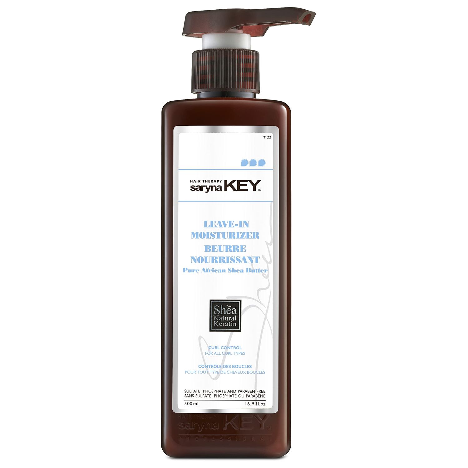 Saryna Key Curl Control Leave-In Moisturizer (300ml10.14oz) - Refresh, Rehydrate and Rejuvenate - Strength, Wavy and Curly Hair, Combats Frizz - Encourages Hair Growth - Repairs and Prevents Breakage