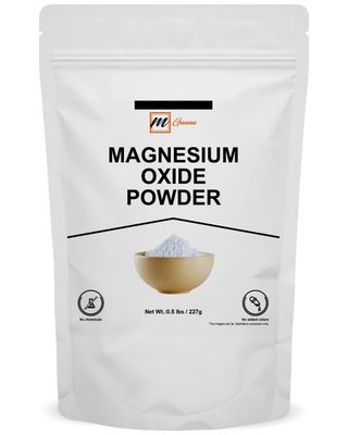 mGanna Pure Magnesium Oxide Powder for Health and Beauty 0.5 lbs 227 GMS