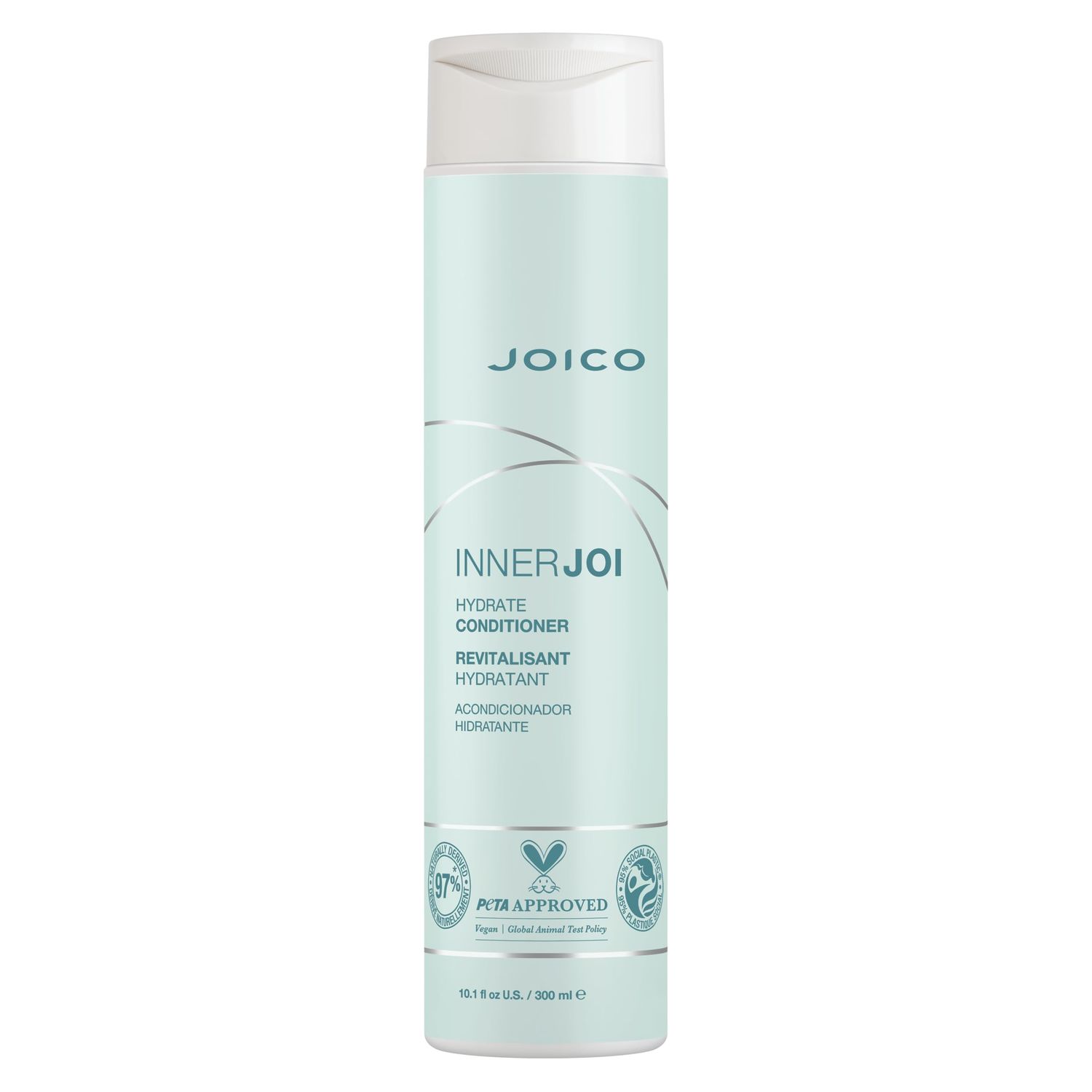 Joico InnerJoi Hydrate Conditioner For Dry Hair Scalp Sulfate Paraben Free Naturally-Derived Vegan Formula 10.1 oz