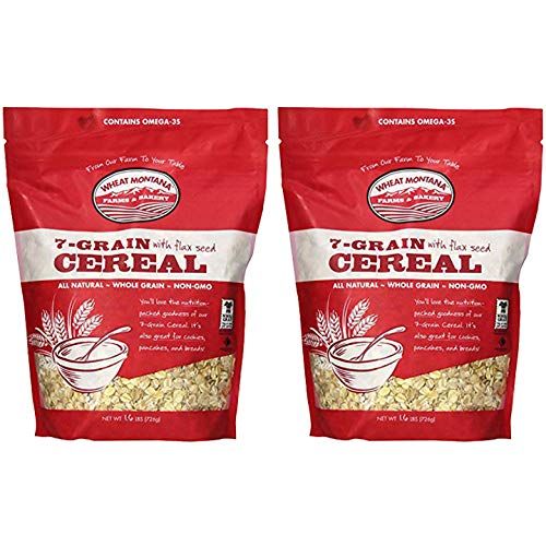 Wheat Montana Farms Bakery, 7 Grain with Flax Seed Cereal, 1.6 Pound (2 pack)