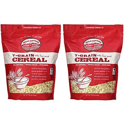 Wheat Montana Farms Bakery, 7 Grain with Flax Seed Cereal, 1.6 Pound (2 pack)