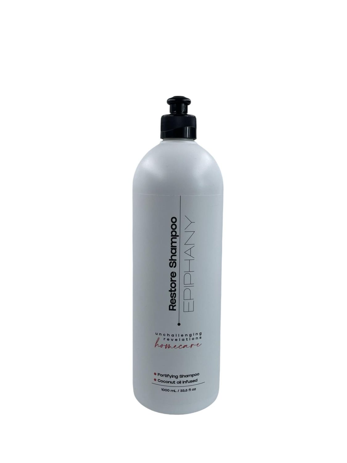 Epiphany Restore Shampoo 33.8oz - Hydrating Strengthening for DryColor-Damaged Hair Scalp with Coconut, Avocado Argan Oils, Niacinamide, UV Protection - Sulfate Paraben Free