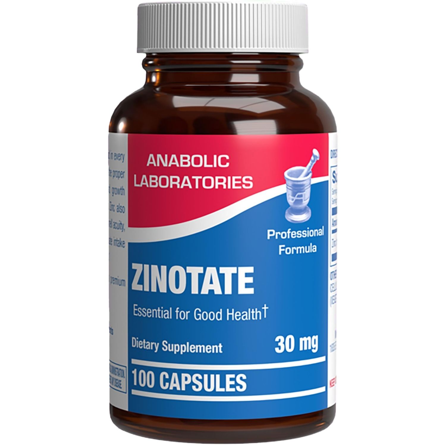 Chelated Zinc Picolinate 30mg - Clinically Formulated High Potency Zinc Supplement for Women Men for Healthy Skin Bone Immune System Support - Vegan Non-GMO Easy to Swallow - 100 Servings