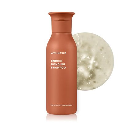 AYUNCHE Enrich Bonding Shampoo 7.1oz, Intensive Care For Damaged Hair - No more Tangled Hair and Split Ends - Korean Salon Brand