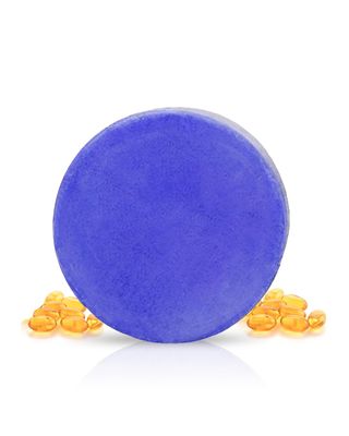 modayeri al veri te yeni moda Purple Shampoo Bar with Biotin - Neutralize Brassy Tones Strengthening Formula Solid Shampoo Bar - for Blonde, Lightened Gray Hair, Vegan - Long-Lasting, 3.2 oz