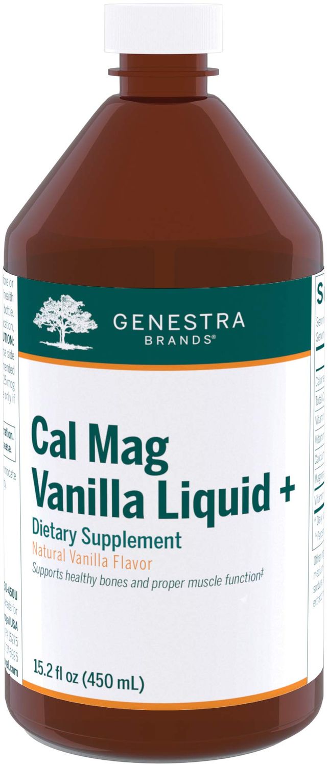 Genestra Brands Cal Mag Vanilla Liquid Calcium-Magnesium Supplement 15.2 fl. oz.