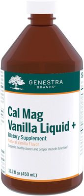 Genestra Brands Cal Mag Vanilla Liquid Calcium-Magnesium Supplement 15.2 fl. oz.