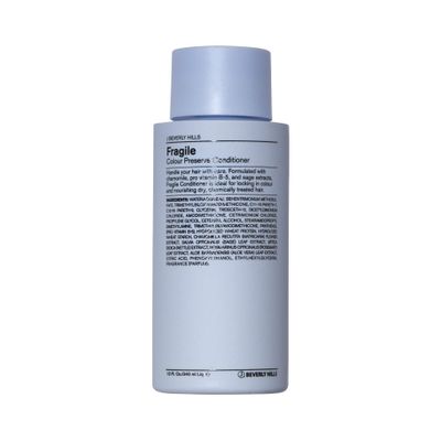 J Beverly Hills Blue Fragile Colour Preserve Conditioner with Chamomile for Split Ends, 12 Oz