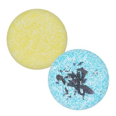 100 Natural Shampoo Bar, 2 Pieces Solid Shampoo Soap for Treated Dry Damaged Hair Vegetarian Plant Essence Helps Stop Hair Loss and Promotes Healthy Hair Growth 4.2oz (Lemon Seaweed)