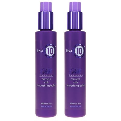 it&#39;s a 10 Haircare Silk Express Miracle Silk Smoothing Balm, 5 fl. oz. (Pack of 2)
