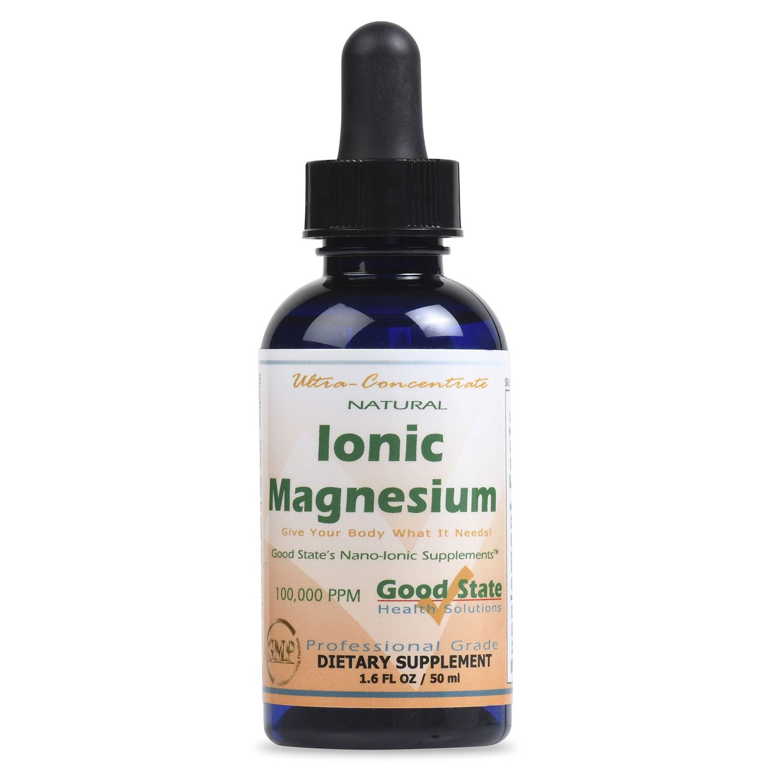 Good State Liquid Ionic Magnesium Ultra Concentrate (10 drops per 50 mg - 100 servings per bottle)