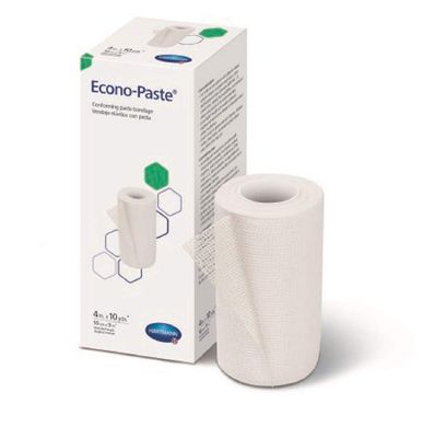 Conco Econo-Paste Zinc-Oxide Paste Bandage 4 Inch X 10 Yard