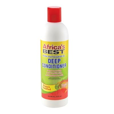 Africa&#39;s Best Rinse Out and Leave in Deep Conditioner, 12 Ounce (CH110612)