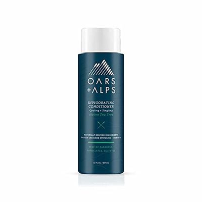 Oars Alps Men&#39;s Sulfate Free Hair Conditioner, Infused with Witch Hazel and Tea Tree Oil, Alpine Tea Tree, 12 Fl Oz