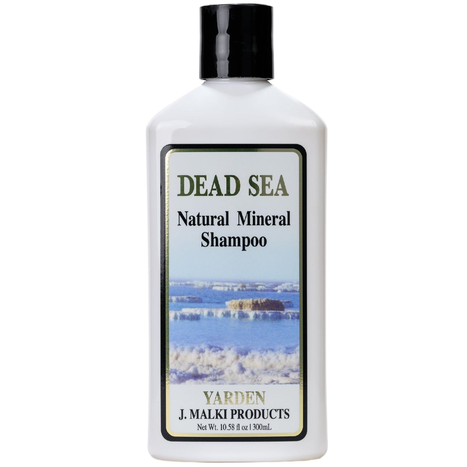 Malki Dead Sea Products Natural Mineral Shampoo Dead Sea Shampoo for Vibrant and Healthy Hair Eczema, and Psoriasis Support, Paraben Free Shampoo
