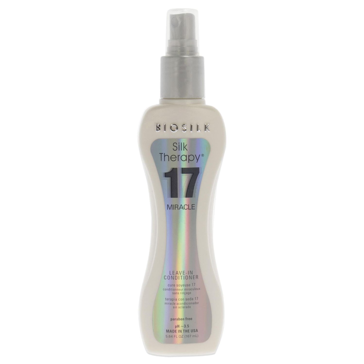 Biosilk Silk Therapy 17 Miracle Leave In Conditioner for Unisex, 5.64 Ounce