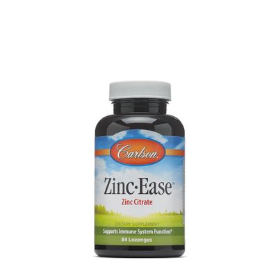 Carlson Labs Zinc Ease Tasty Lozenges, 10mg, 84 Lozenges