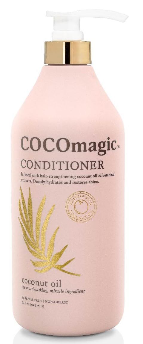Cocomagic Conditioner with Coconut Oil and Botanical Extracts - Deeply Hydrates and Restores Shine Paraben-Free, Gentle for All Hair Types (32 Oz)