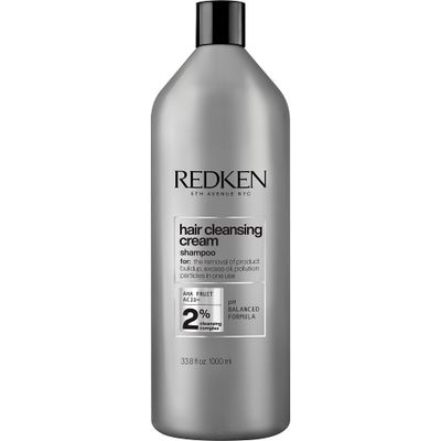 Redken Hair Cleansing Cream Clarifying Shampoo For All Hair Types Removes Buildup Strengthens Hair Cuticle 33.8 Fl Oz