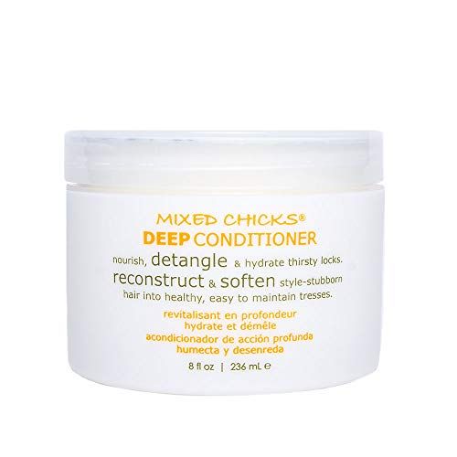 Mixed Chicks Detangling Deep Conditioner - Softens, Moisturizes Detangles Straight or Curly Hair, 8 fl.oz