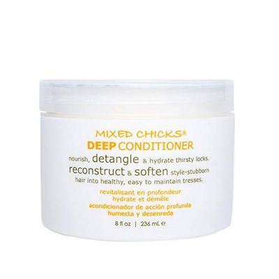 Mixed Chicks Detangling Deep Conditioner - Softens, Moisturizes Detangles Straight or Curly Hair, 8 fl.oz