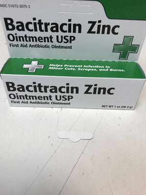 Taro Bacitracin Zinc Ointment 1oz (Pack of 2) - White - Ointment - Antiseptic Ointments