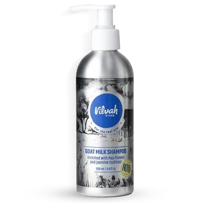 Vilvah Goat Milk Shampoo - Nature s Purest Touch for Luxurious Hair