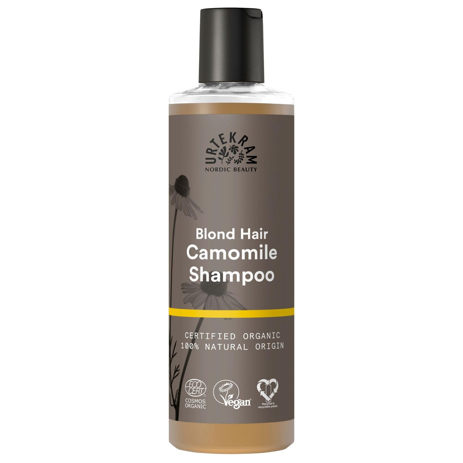 URTEKRAM Blonde Hair Camomile Shampoo, 250 ML