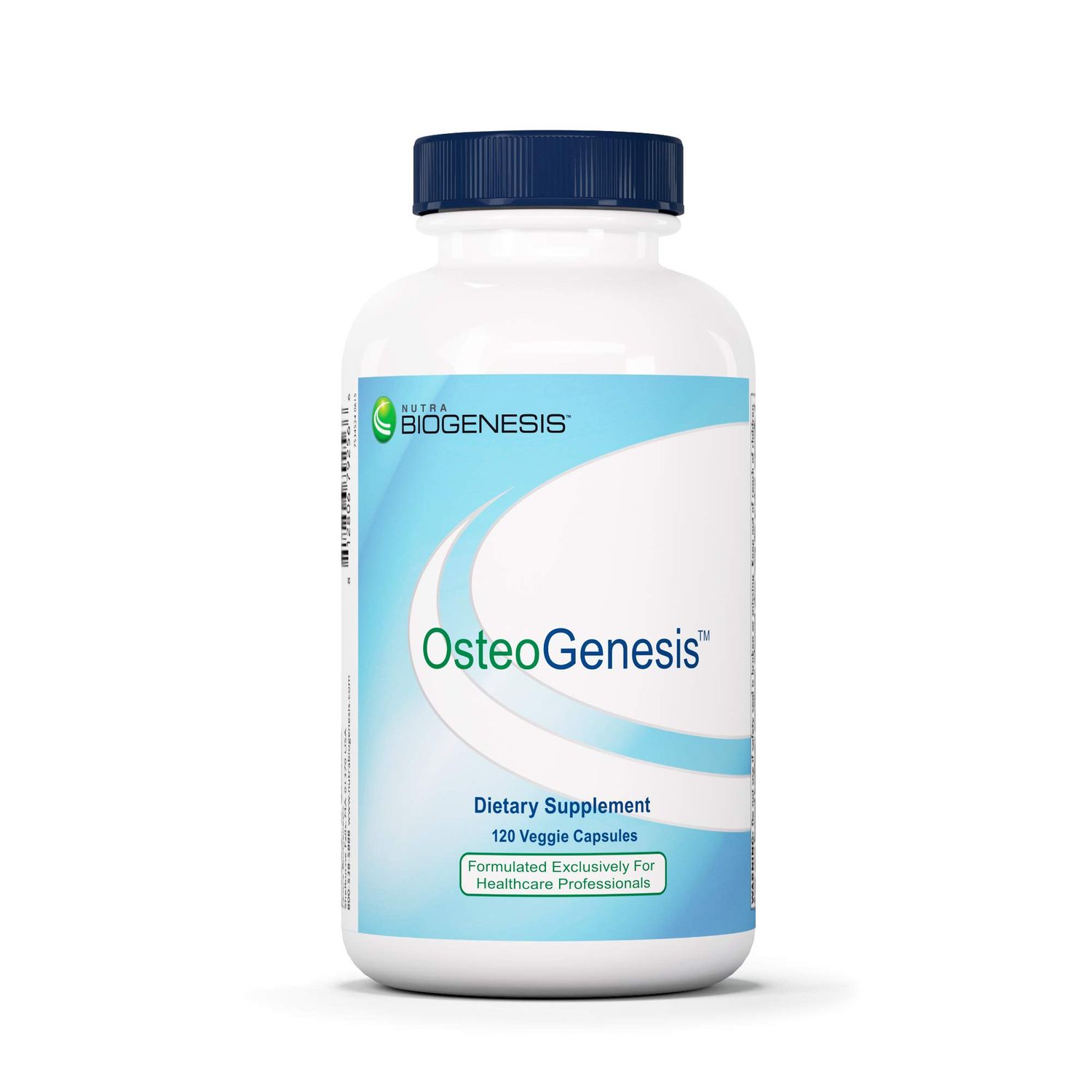 Nutra Biogenesis Osteogenesis - Bone Health Supplements for Women Men, Vitamin D3 K2 Calcium for Bone Density Healing, Minerals Zinc, Magnesium Boron - 120 Veggie Capsules