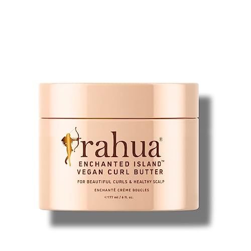 Rahua Enchanted Island Vegan Curl Cream Butter, 6 Fl Oz, Curly Hair Products for Scalp Care Hair Care, Leave In Styling Cream for Frizz Control, Nourishing Natural, Plant-Based Derived Ingredients
