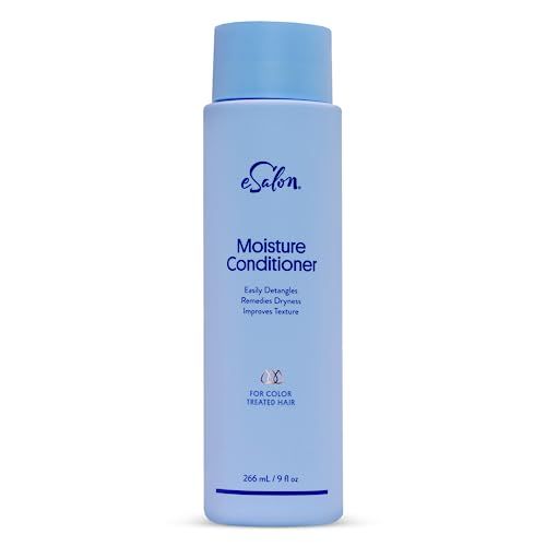 eSalon Hair Moisture Conditioner, 9 fl oz, Cruelty-Free, Paraben-Free, Hydrates Hair