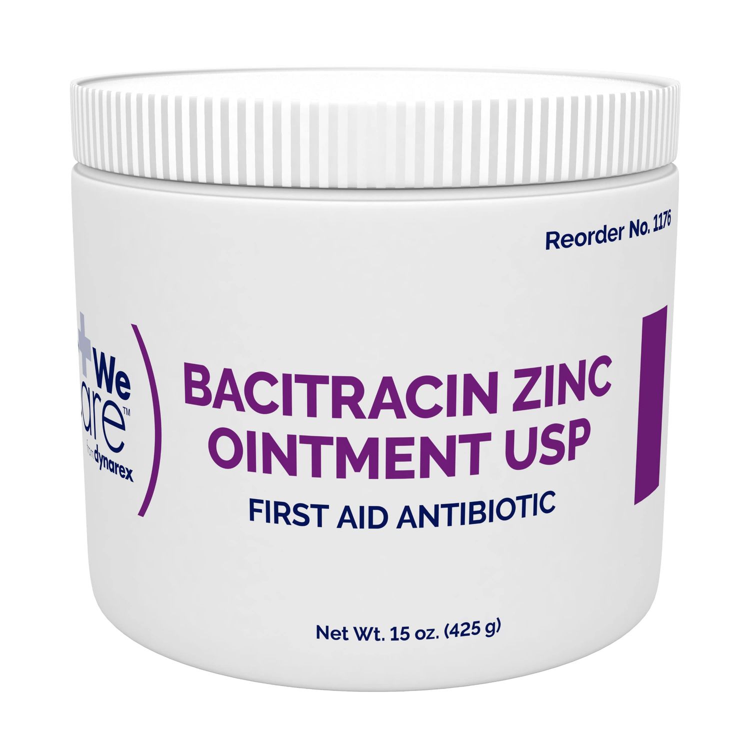 Dynarex Bacitracin Zinc, 15 Ounce Jar