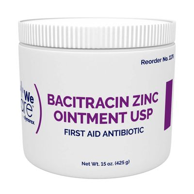 Dynarex Bacitracin Zinc, 15 Ounce Jar
