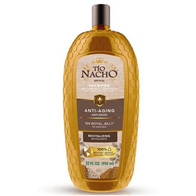 Tio Nacho Anti-Aging,Revitalizing Shampoo with Royal Jelly - Age-Defying Shampoo for Aging Hair, Defy Damage and Revitalize with Natural Ingredients for Stronger, Healthier Hair, 32 fl oz