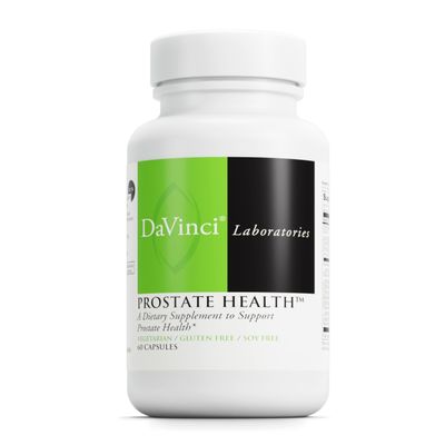 DAVINCI Labs Prostate Health - Helps to Support Prostate, Urinary Men&#39;s Health with Saw Palmetto, Zinc, Green Tea Extract More - 60 Vegetarian Capsules (30 Servings)