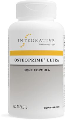 Integrative Therapeutics OsteoPrime Ultra - Comprehensive Bone Health Formula to Support Calcium Absorption - Supplement with Vitamin D, Vitamin C, Magnesium, Zinc Niacin - 120 Tablets