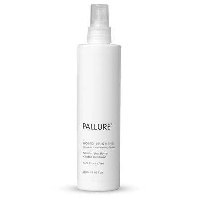 Pallure Bond N&#39; Shine Leave-In Conditioning Heat Protecting Spray To Detangle, Strengthens, Repair Dry, Damaged Frizzy Hair, 250 ml