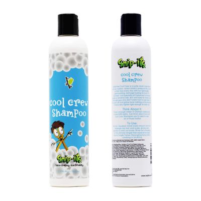 Snip-its Cool Crew Kids Shampoo Tear Free Shampoo for Kids - Curly or Straight Hair - Natural Lime Bamboo Scent - Swim and Play Then Use Natural Kids Shampoo Made in USA Salon Quality Kid Friendly
