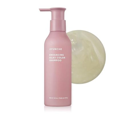 &quot;AYUNCHE Enhancing Silky Color Shampoo, 11.8oz For Dyed No more Tangled and Split Ends Intensive Care for Damaged Hair Korean Salon Brand 8-Free Formula&quot;