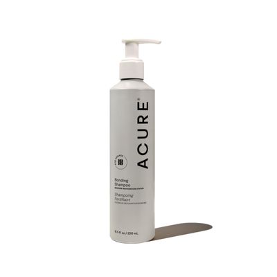 Acure Bonding Shampoo - Intensive Repair Cleansing Formula for Damaged Hair, Restores Moisture Enhances Shine, Vegan, 8.5 Fl Oz