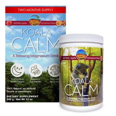 Outback Naturals Calm Magnesium Powder - 400mg Magnesium Citrate Drink Mix for Relaxation, Sleep Support Muscle Relief, Apple Cinnamon Flavor