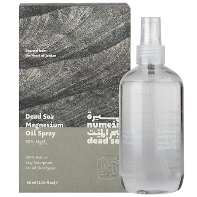 Numeira Pure Dead Sea Magnesium Oil Spray - High Concentration Natural Topical Magnesium Spray for Feet, Relaxation, Muscles (33 MgCl) - Quick Absorption (3.04 Fl Oz)