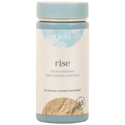 Cielo Rise Multivitamin for Women and Men - Vitamin A, C, D3, E K2, More - Magnesium Glycinate, Citrate, and Malate for Digestive Support - Complete Daily Nutrition (45 Day Supply)