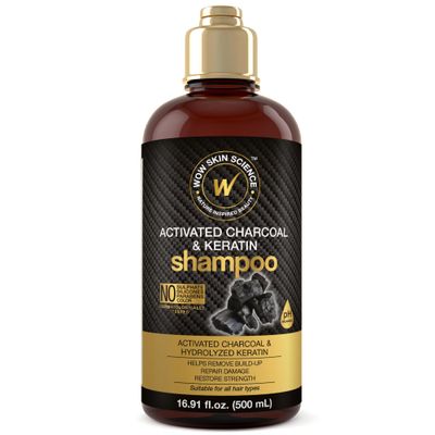 WOW Skin Science Activated Charcoal Keratin Shampoo 16.9 oz