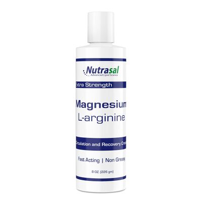 Nutrasal Magnesium L-Arginine Cream - 8oz